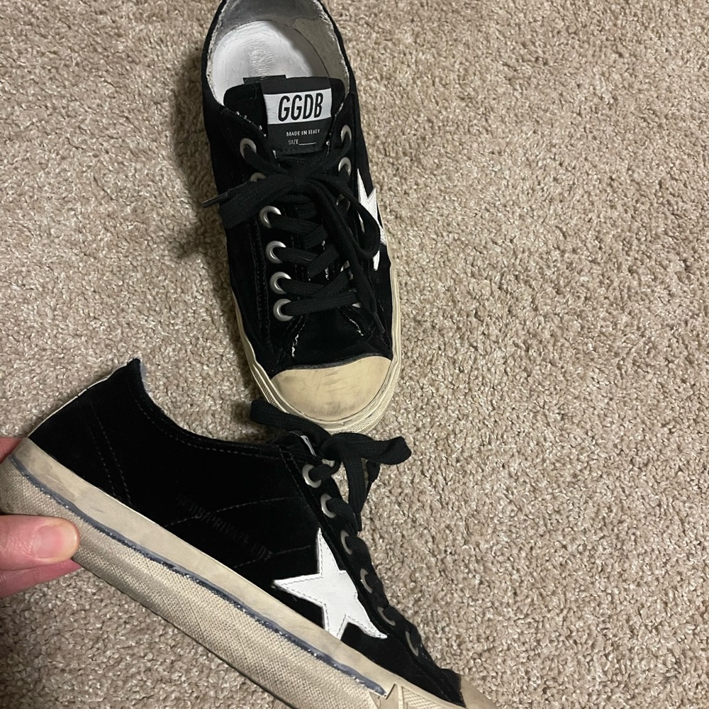 GGDB VSTAR2 Black and White Sneakers